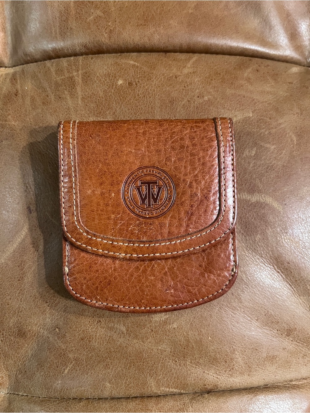 Original Taxi Wallet Brown Leather